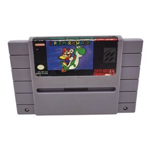 Super Mario World - Original and Authentic SNES Super Nintendo Game